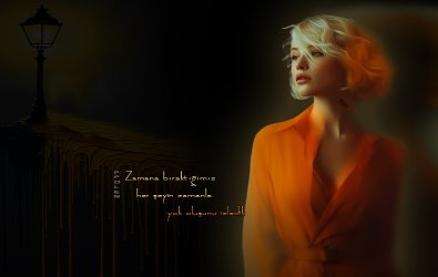 Zamana bıraktığımız   her şeyin zamanla            yok oluşunu izledik.......