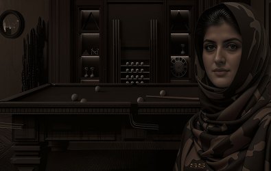 Yüreğim saçlarımdan önce ağarmış benim  Bayan- teması (461)