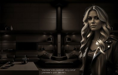 Yarasında çiçekler büyütür, yarasını çok seven Bayan- teması (470)