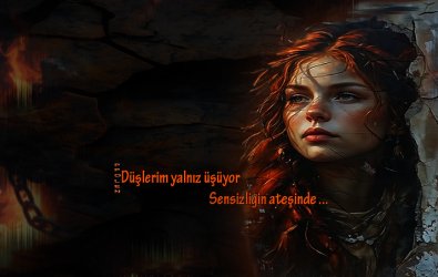 Düşlerim yalnız üşüyor.......