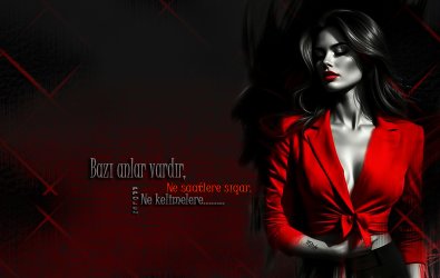 Bazı anlar vardır,        Ne saatlere sıqar.             Ne kelimelere........