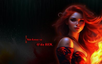 Bide Kırmızı var................O'da  BEN............