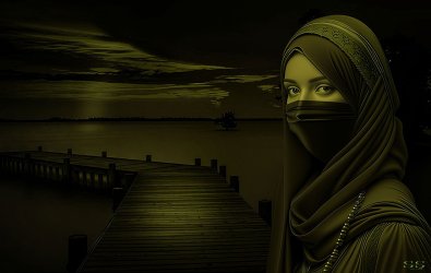 Gökyüzünü kaybetmiş bir kuş çırpınışı benimkisi-- Bayan- Teması - (772)