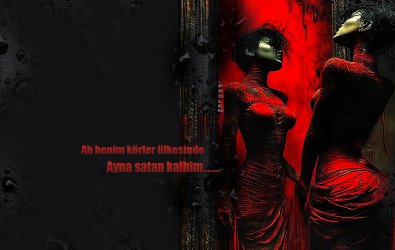 Ah benim körler ülkesinde;          Ayna satan kalbim.......