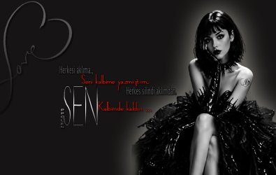 Herkesi aklıma.seni kalbime yazmıştım.Herkes silindi aklımdan.SEN...kalbimde kaldın ...