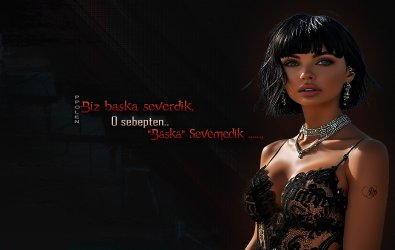 Biz başka severdik,        O sebepten                 "Başka" Sevemedik ........