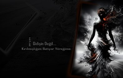 Gidişin Değil....               Kırılmışlığım Batıyor Yüreğime.