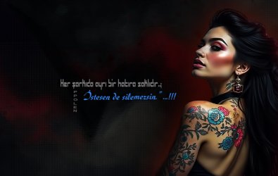 Her şarkıda ayrı bir hatıra saklıdır..;                  İstesen de silemezsin.” ...